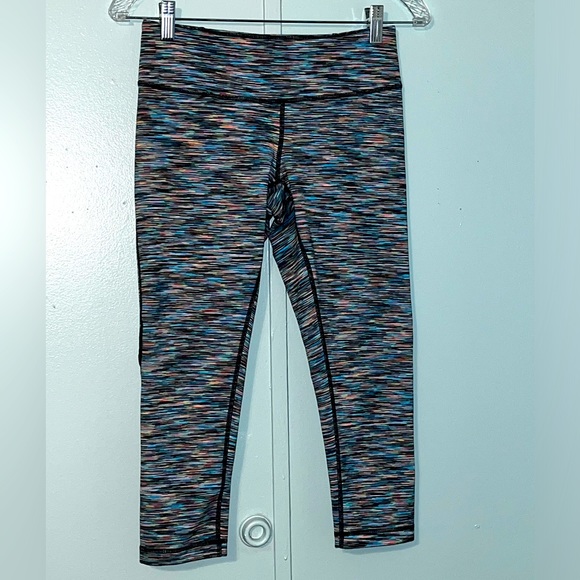 Zella Leggings Size Petite Small‎ Multi Color Stripes - Picture 1 of 9